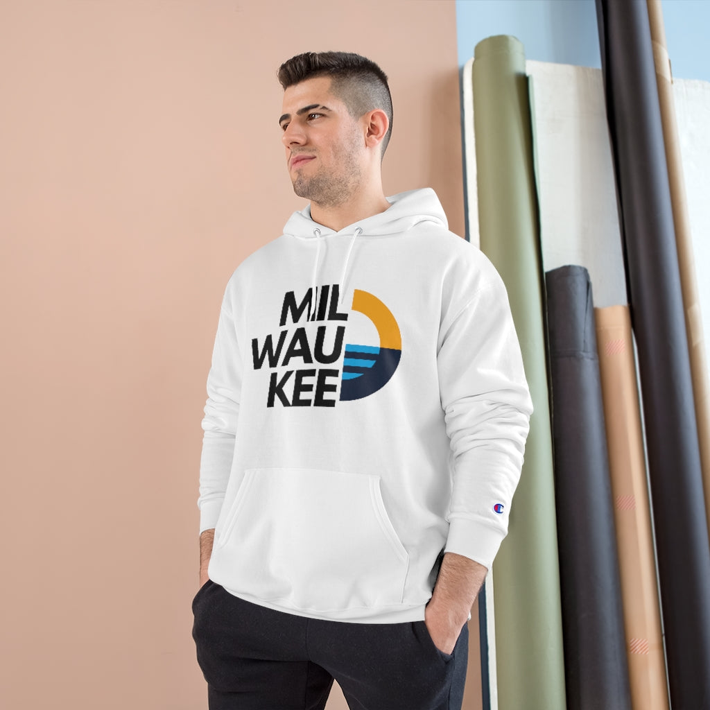 Milwaukee Half Sunrise - Champion Hoodie