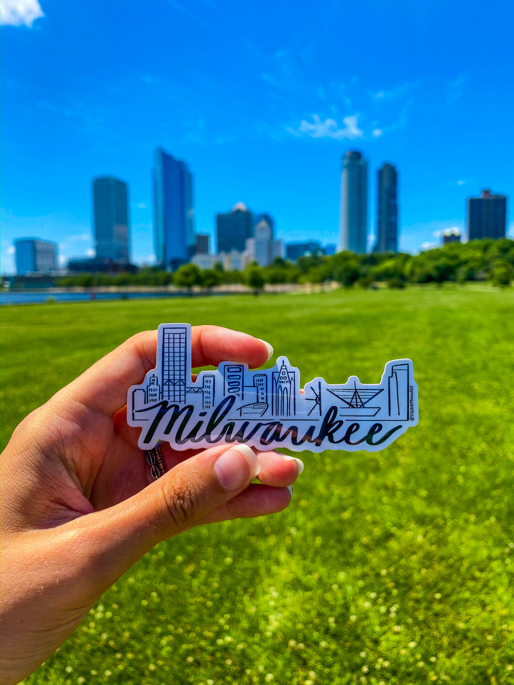 Milwaukee Skyline Sticker