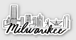 Milwaukee Skyline Sticker