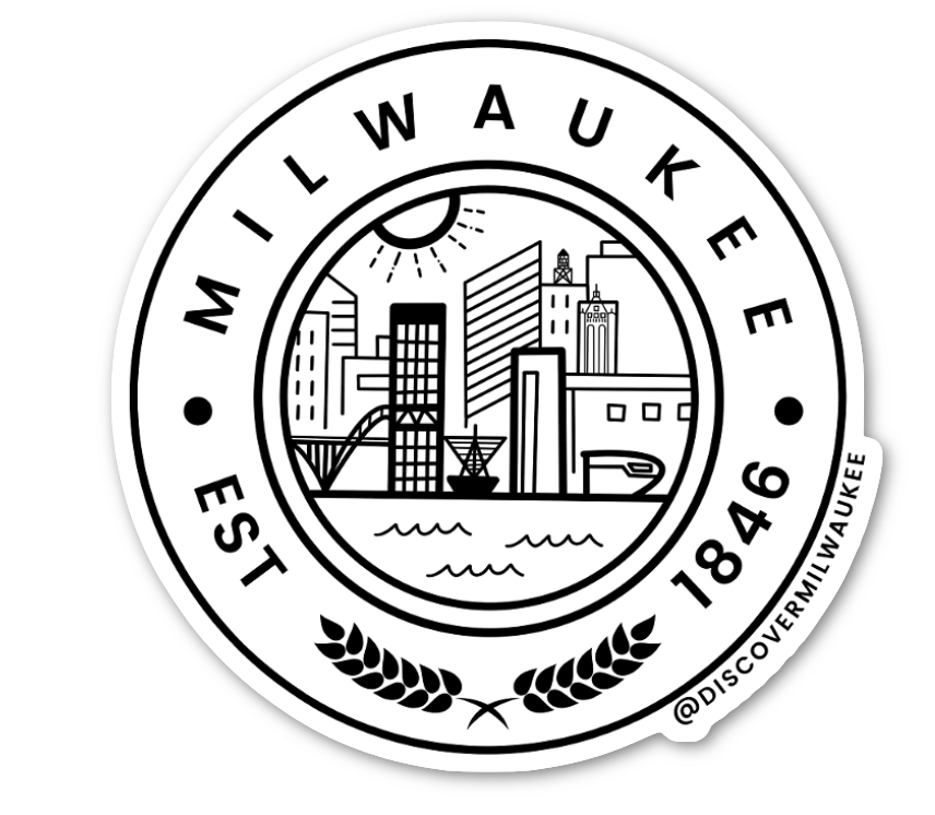 Milwaukee Circle Sticker