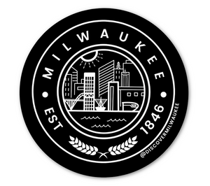 Milwaukee Circle Sticker