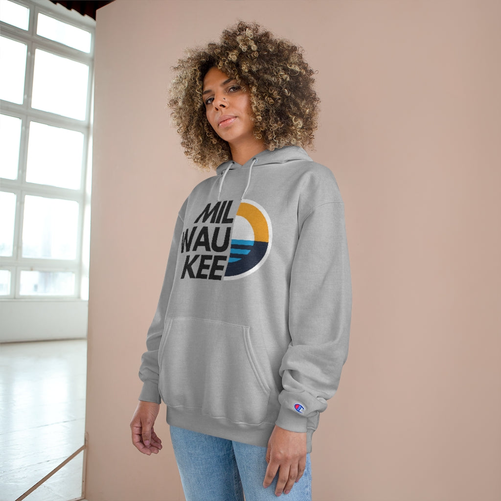 Milwaukee Half Sunrise - Champion Hoodie